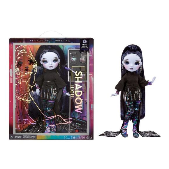 Rainbow High Shadow High Reina Glitch Crowne- Purple Fashion Doll. Fashionable - Picture 1 of 15